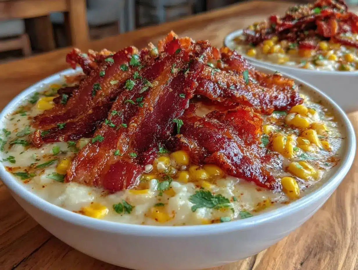 creamy hatch green chili corn chowder preparation steps
