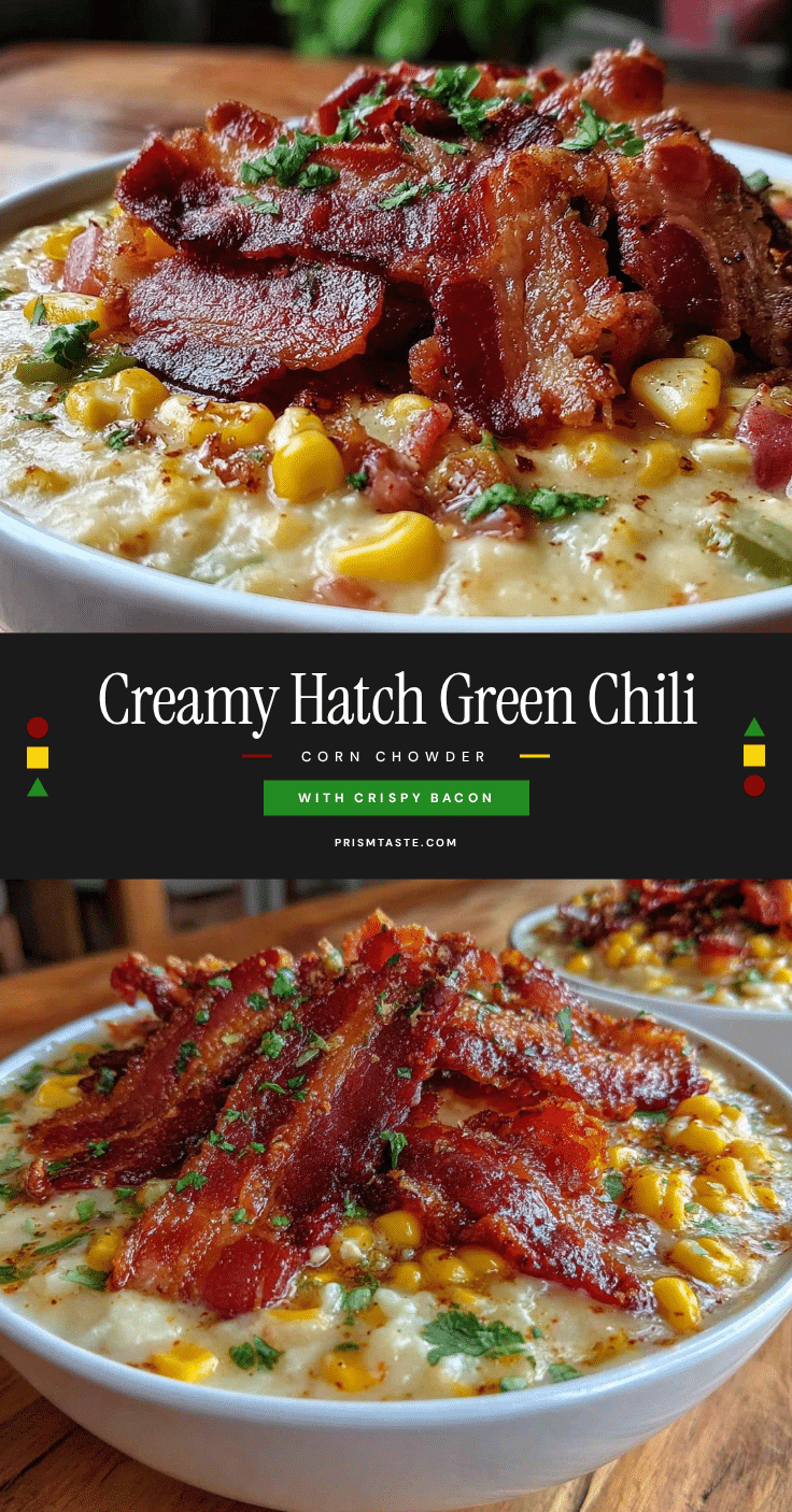 creamy hatch green chili corn chowder recipe