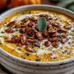 creamy roasted butternut squash soup - featured image