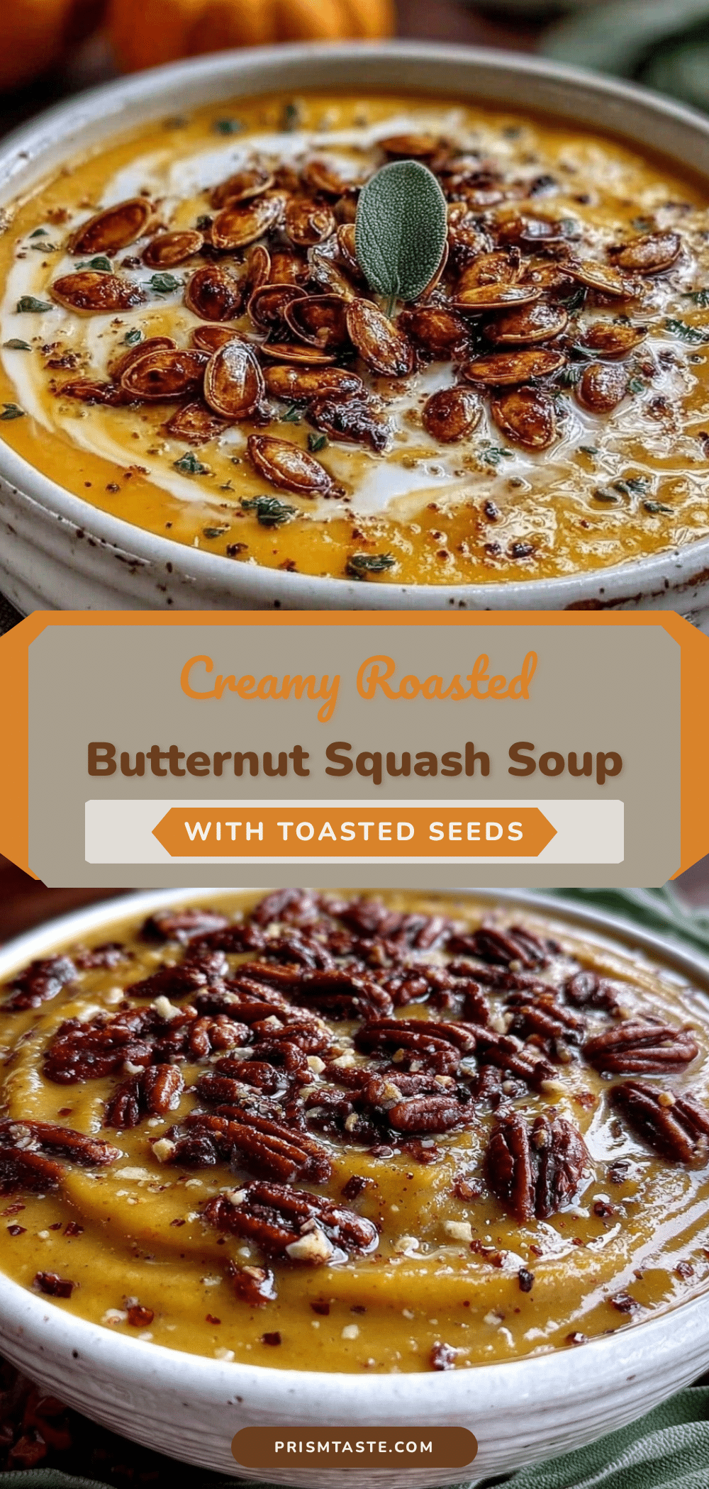 creamy roasted butternut squash soup recipe