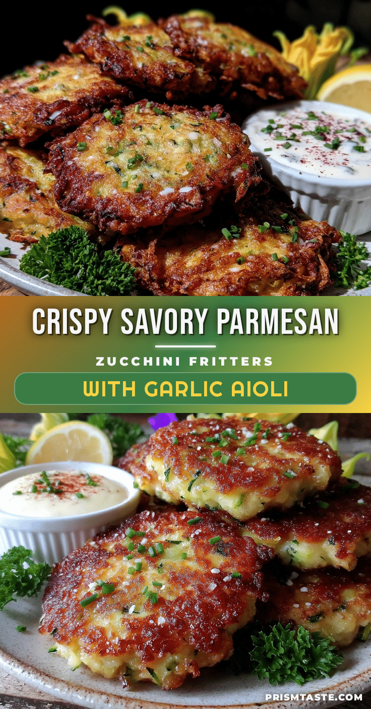 crispy parmesan zucchini fritters recipe