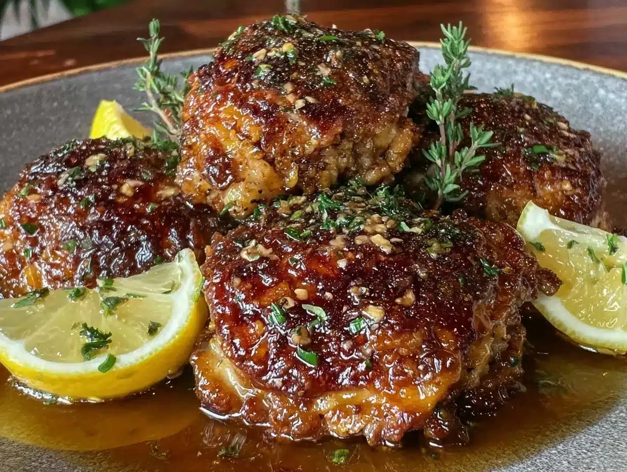 crispy skin-on chicken thighs preparation steps