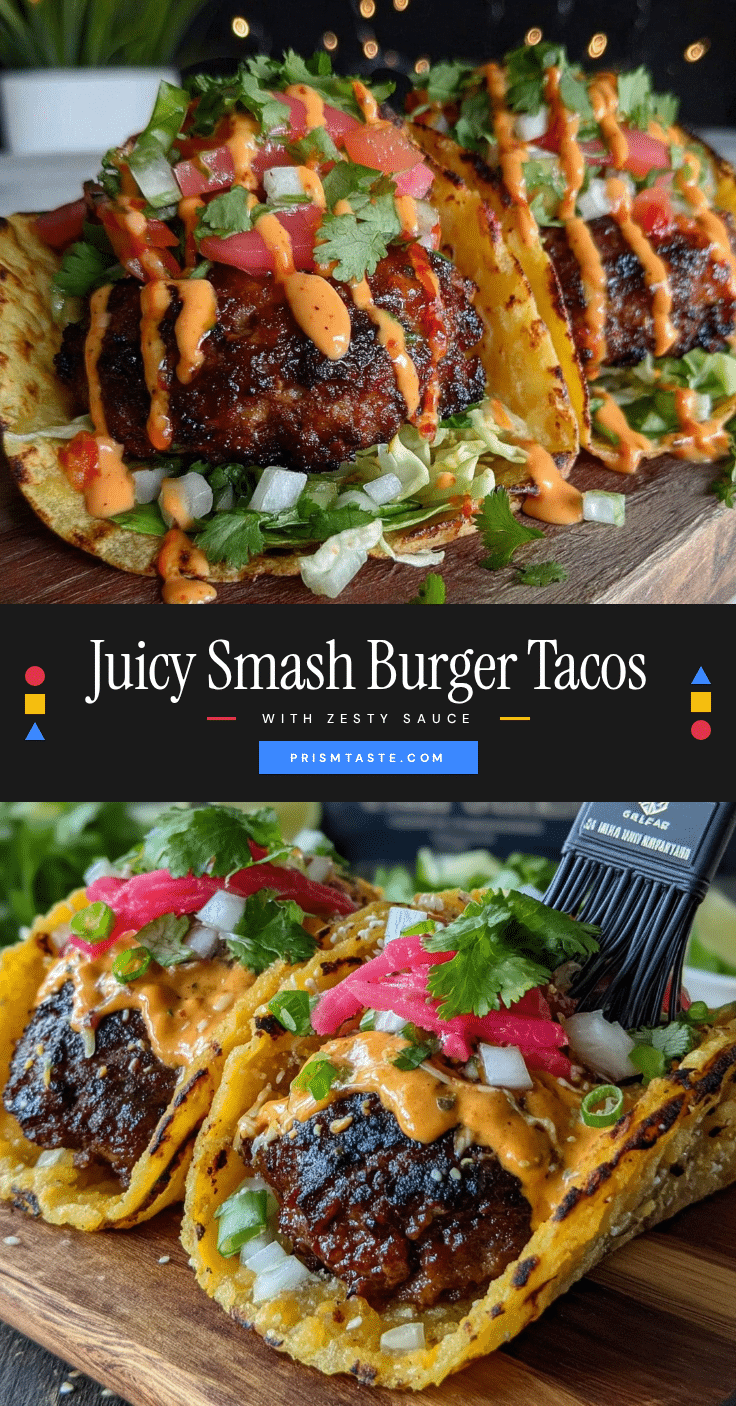 crispy smash burger tacos recipe