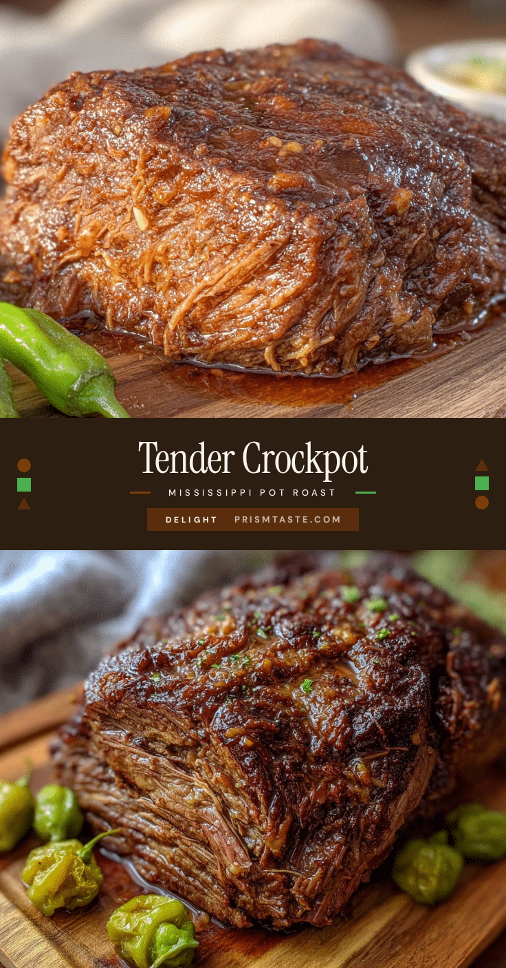 easy crockpot mississippi pot roast recipe