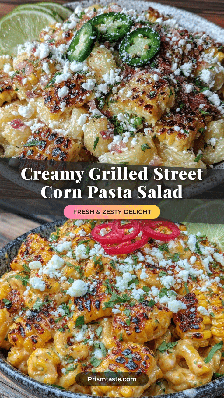 grilled corn street corn pasta salad recipe