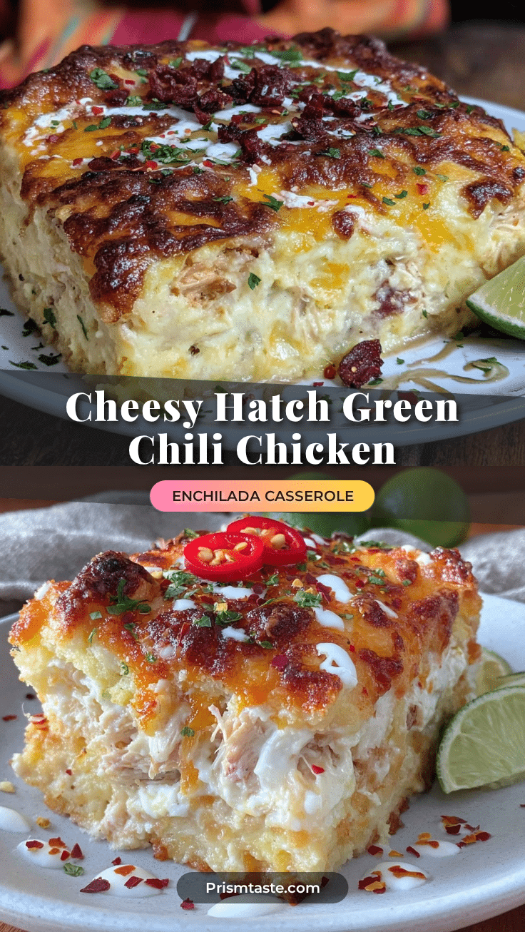 hatch green chili chicken enchilada casserole recipe
