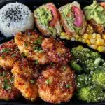 healthy bento box lunch - featured image