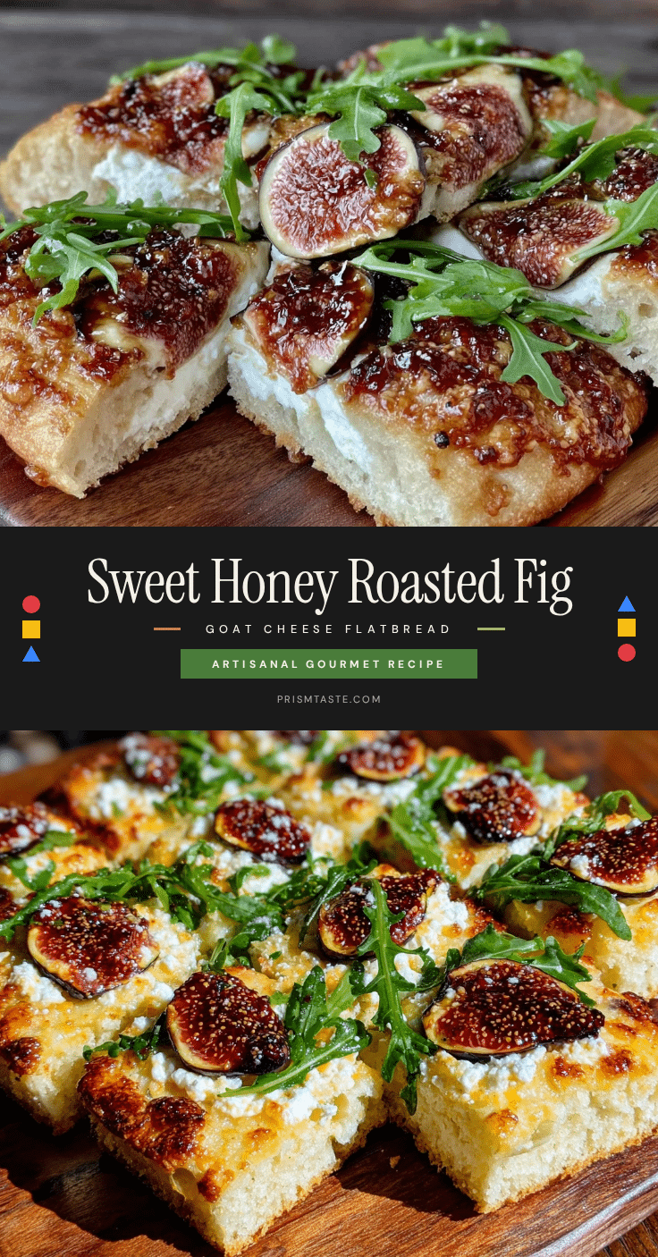 honey roasted fig and goat cheese flatbread recipe