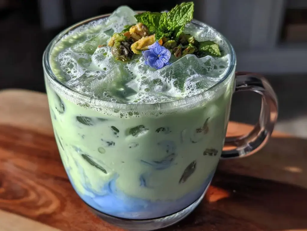 iced matcha latte - featured image