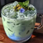 iced matcha latte - featured image