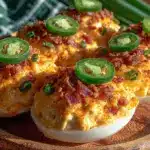 jalapeño popper deviled eggs - featured image