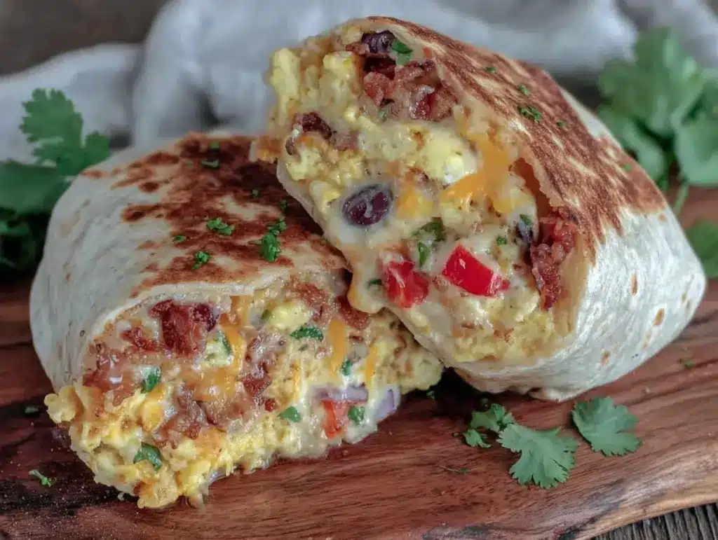 make-ahead freezer breakfast burritos - featured image