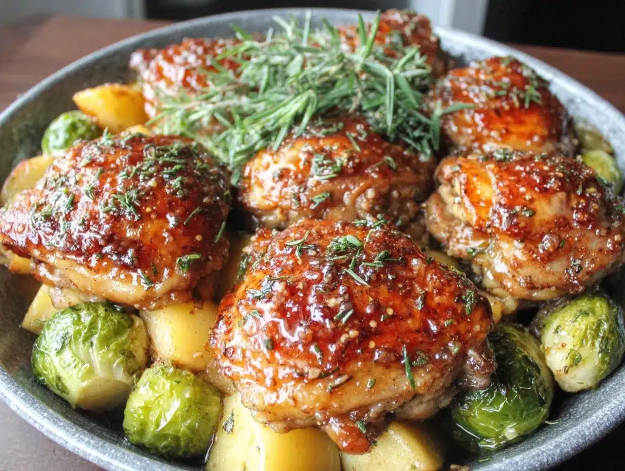 maple dijon chicken thighs preparation steps