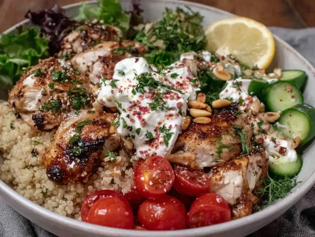Mediterranean Chicken Bowl - featured image