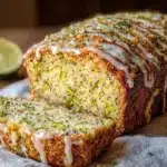 moist lemon poppy seed zucchini bread - featured image