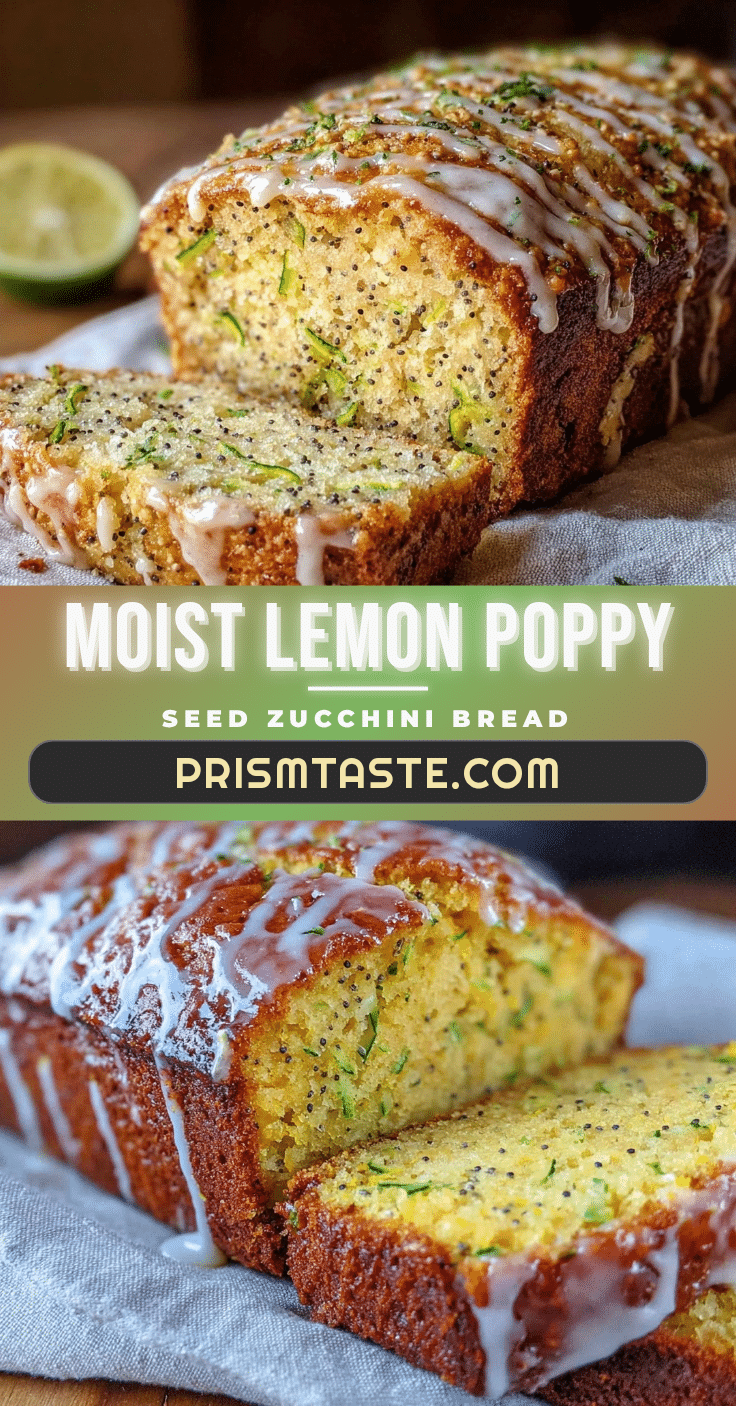 moist lemon poppy seed zucchini bread recipe