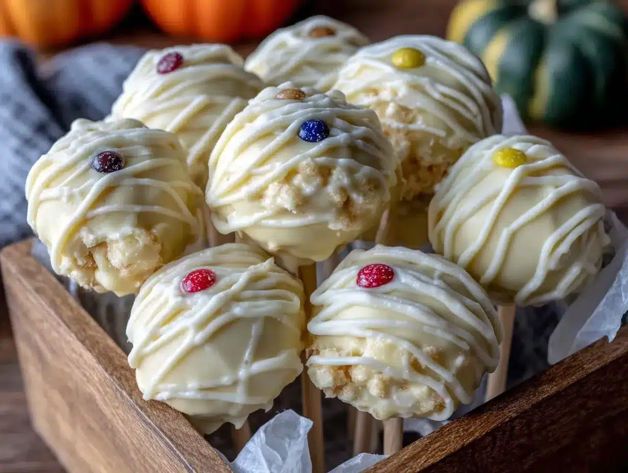 mummy cake pops preparation steps