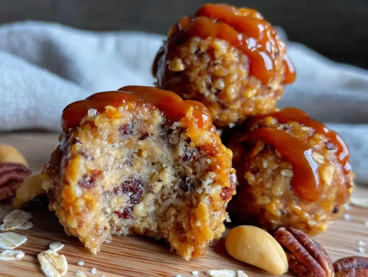 no-bake peanut butter oat energy balls preparation steps