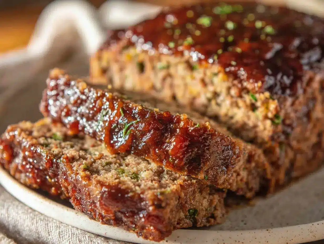 old-fashioned brown sugar glazed meatloaf preparation steps