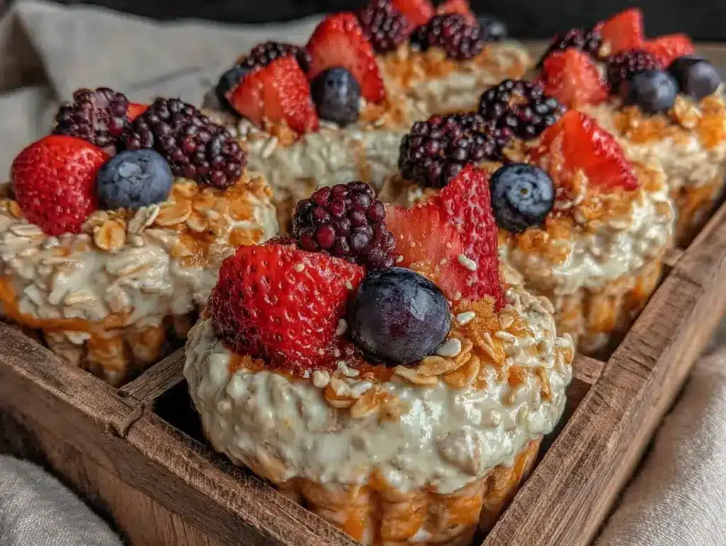 overnight oat lunchbox cups - featured image