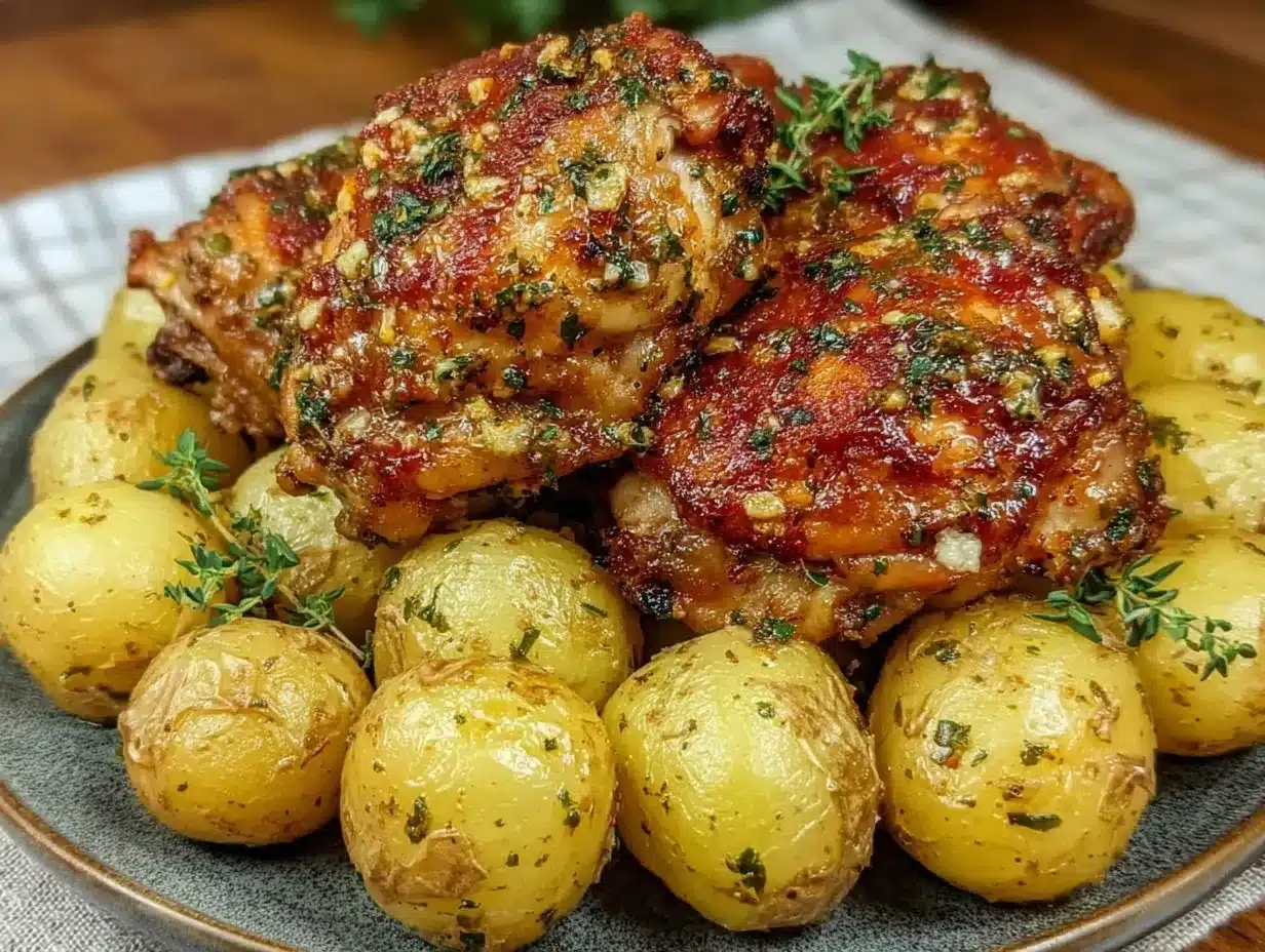 slow cooker garlic parmesan chicken thighs preparation steps