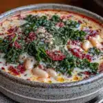 slow cooker tuscan white bean soup - featured image