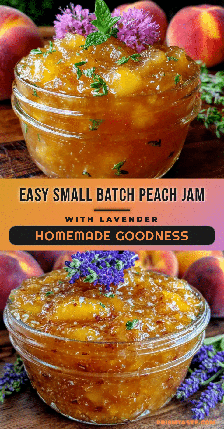 small batch peach jam recipe