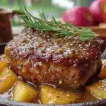 apple cider braised pork chops - featured image