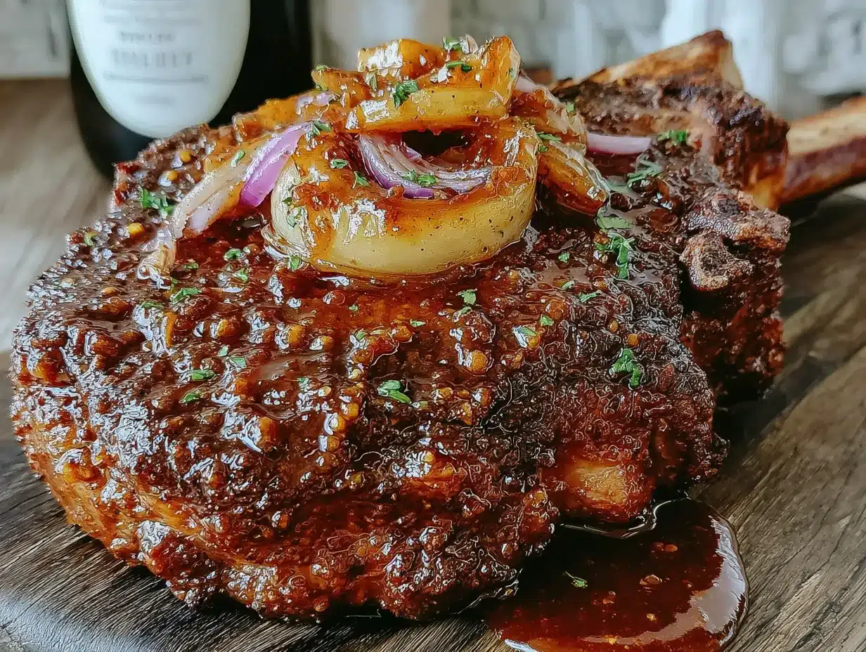 apple cider braised pork chops preparation steps