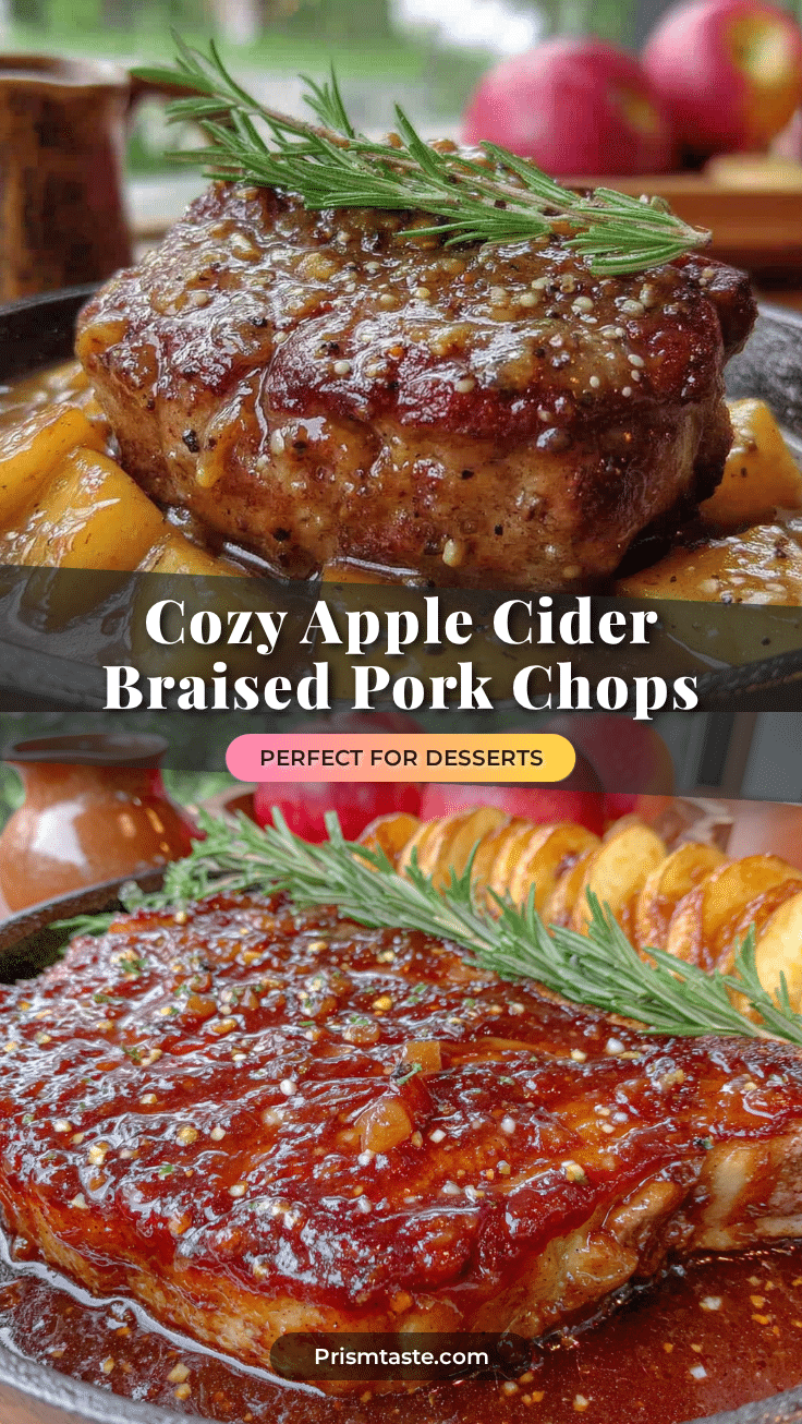 apple cider braised pork chops recipe