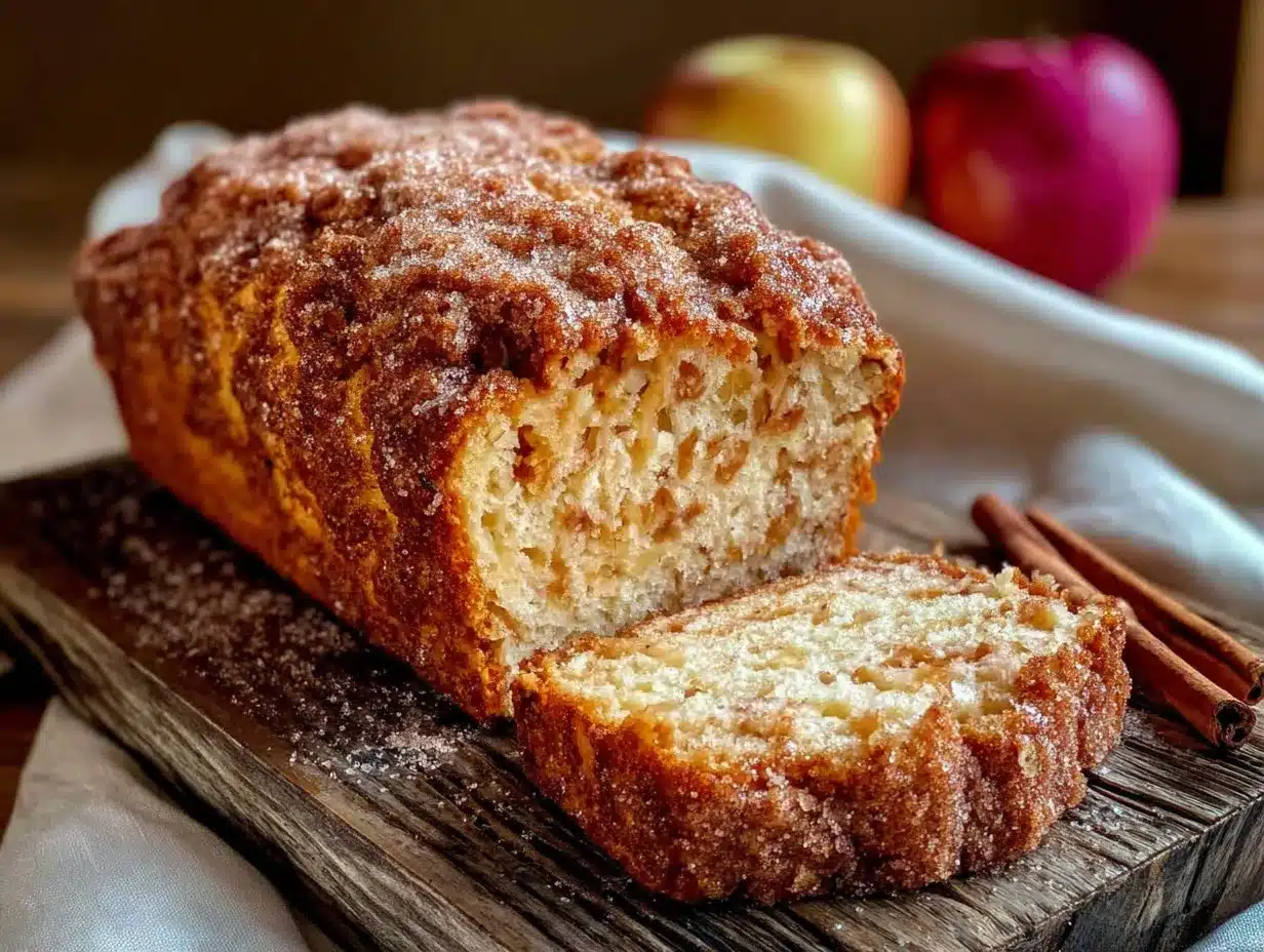 apple cider donut bread preparation steps