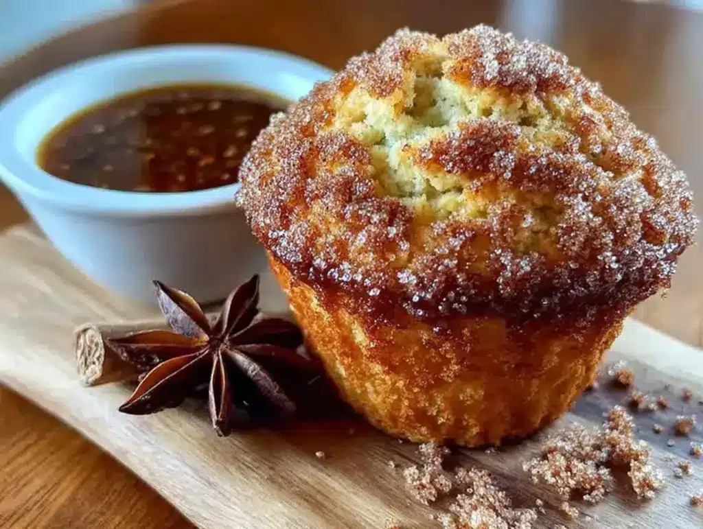 apple cider donut muffins - featured image