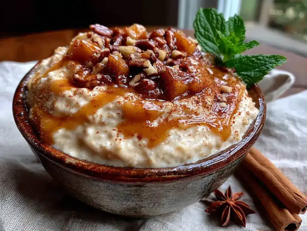 apple cinnamon overnight oats - featured image