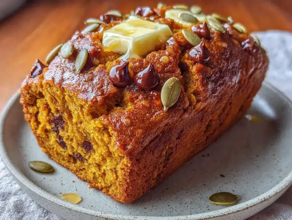 banana pumpkin bread - featured image