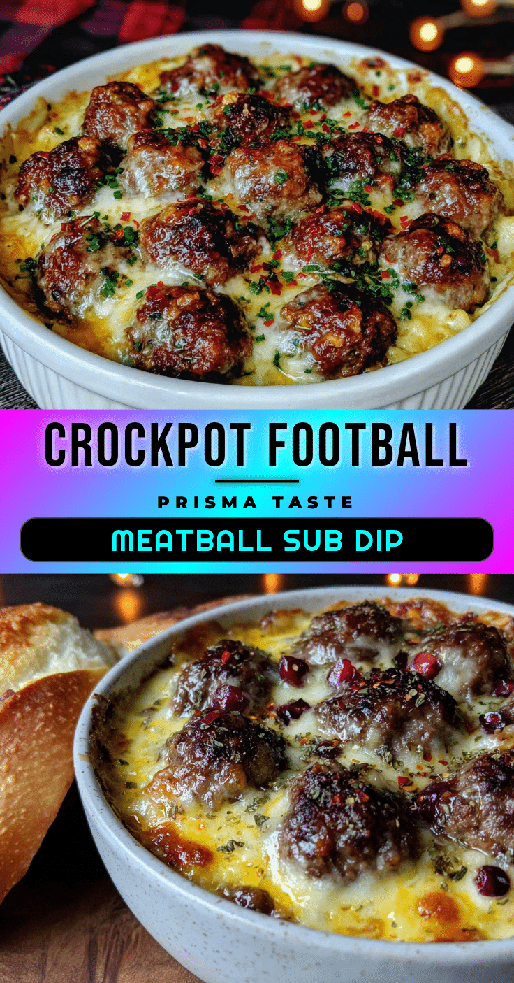 Best Crockpot Football Meatball Sub Dip recipe