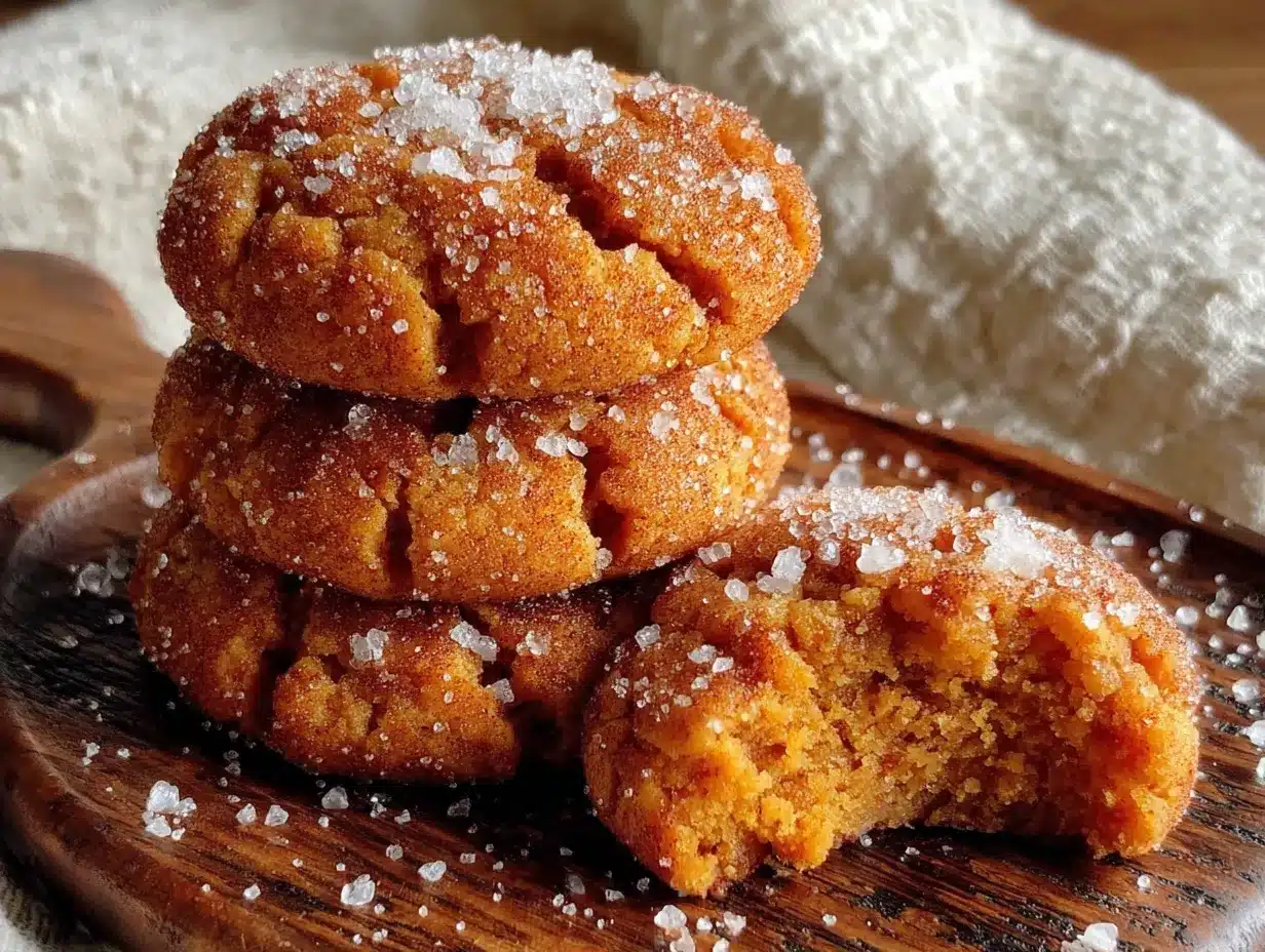 brown butter pumpkin snickerdoodle cookies preparation steps