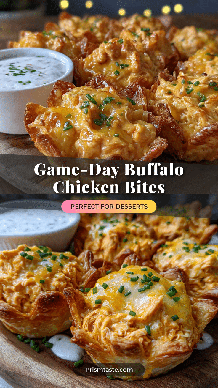 buffalo chicken dip football bites recipe