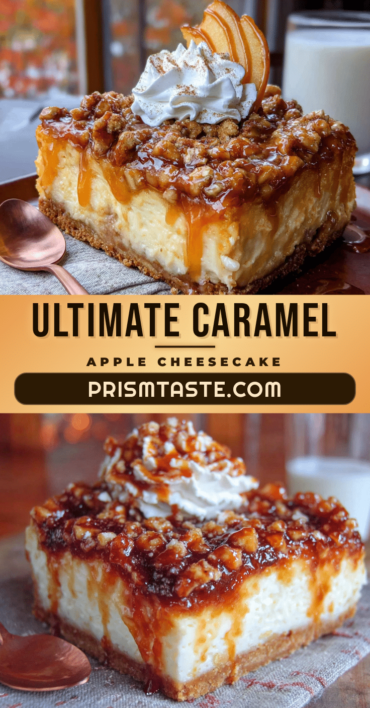 caramel apple cheesecake bars recipe