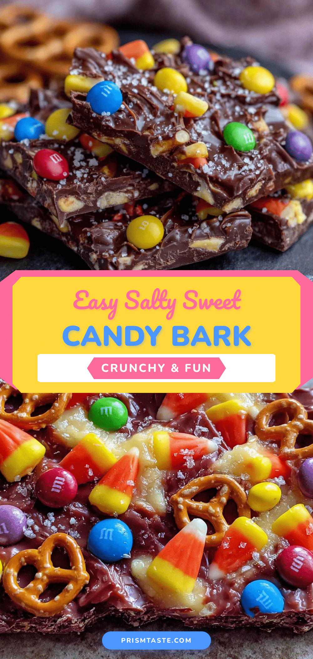 chocolate candy corn bark recipe
