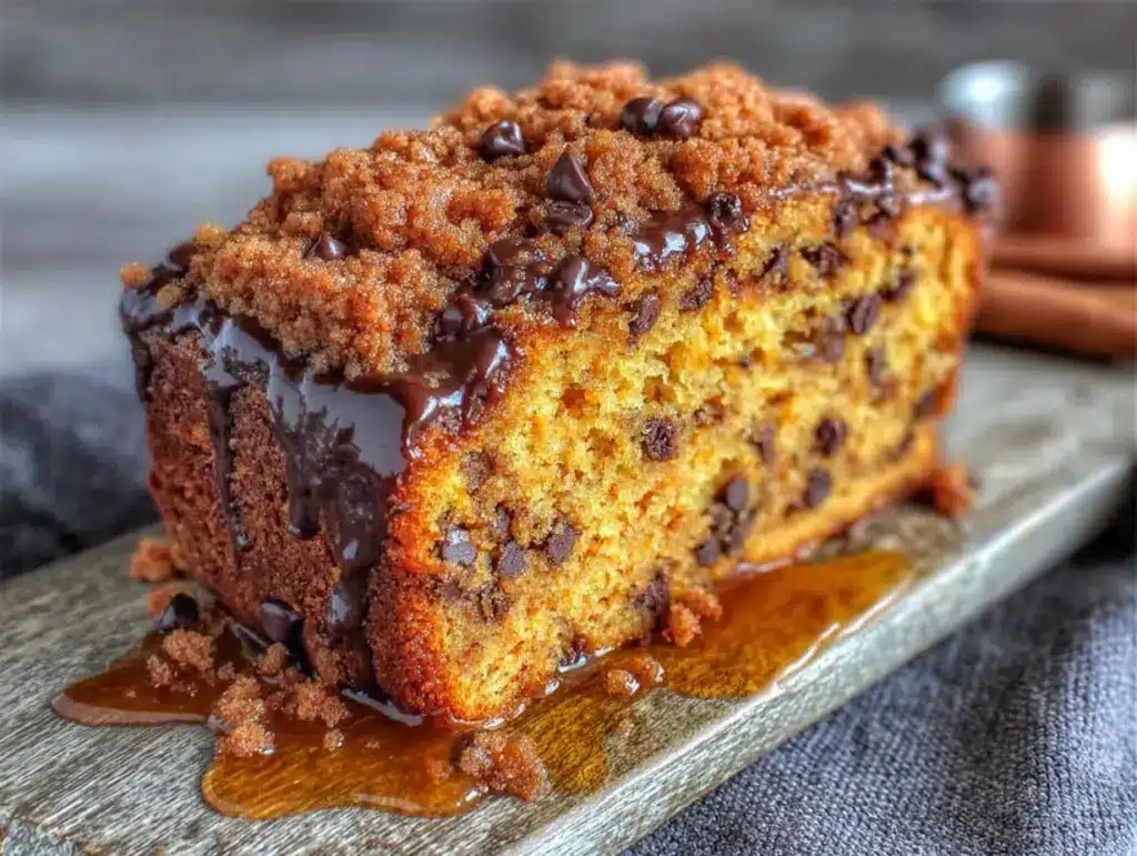 chocolate chip pumpkin bread - featured image
