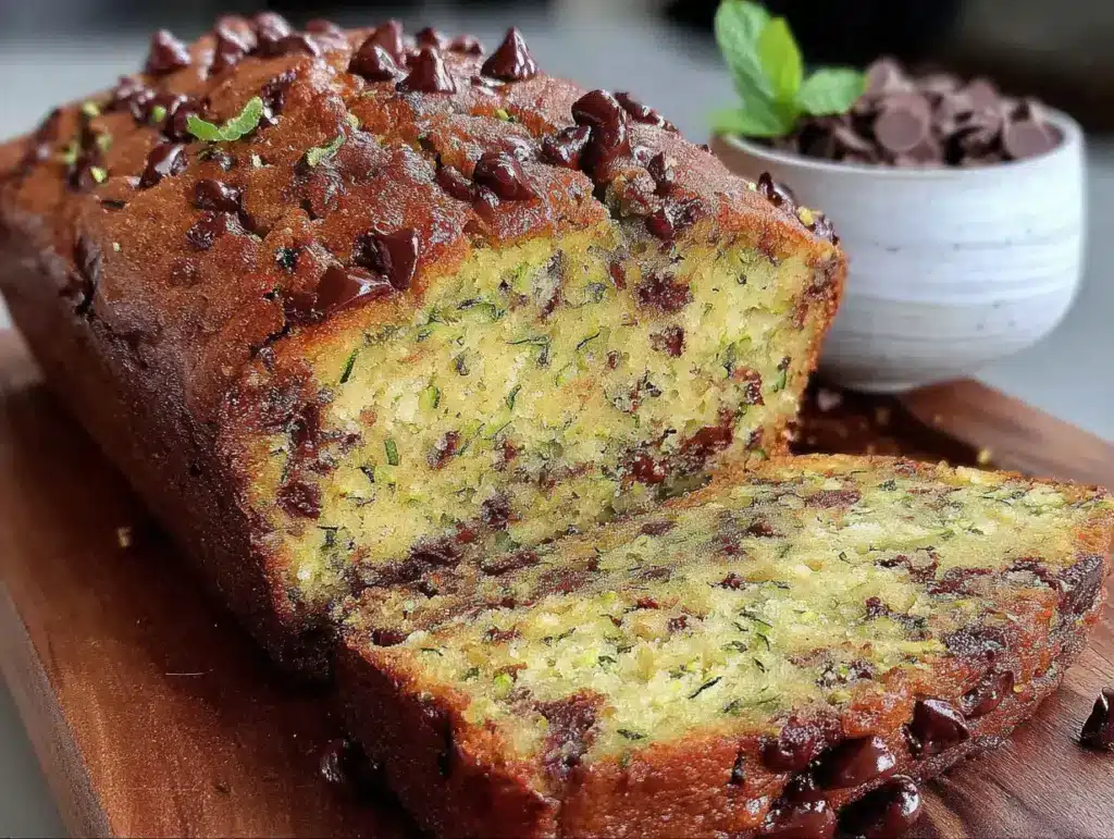 chocolate chip zucchini bread - featured image