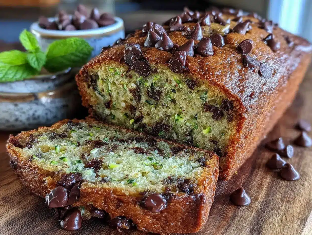 chocolate chip zucchini bread preparation steps