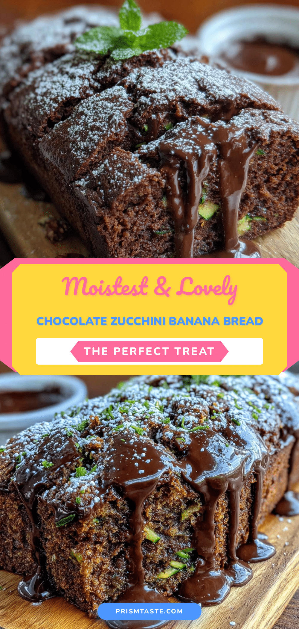 chocolate zucchini banana bread recipe