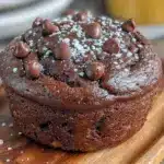 chocolate zucchini muffins - featured image