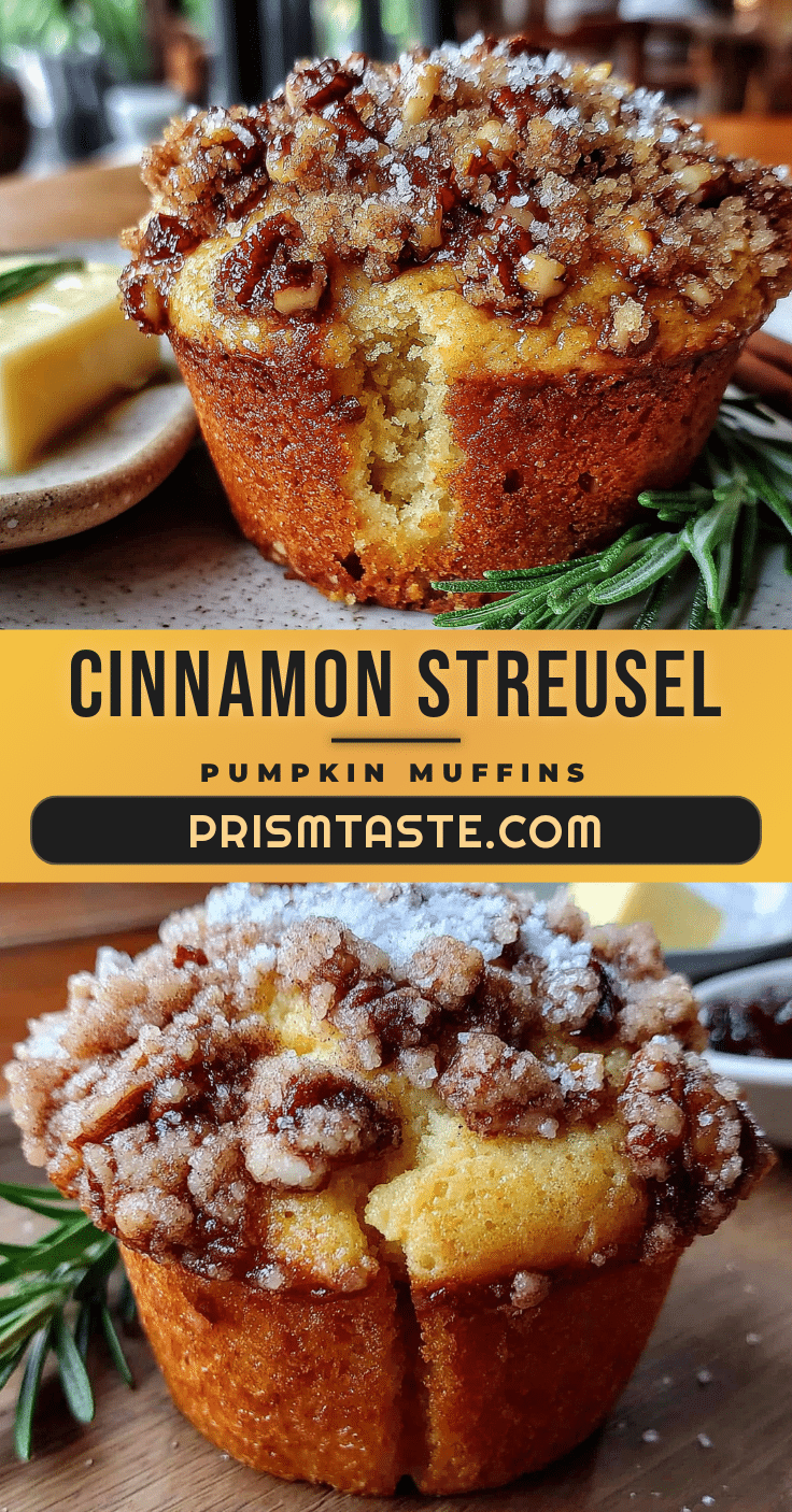 cinnamon streusel pumpkin muffins recipe