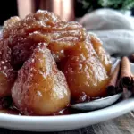 cinnamon vanilla pear halves - featured image