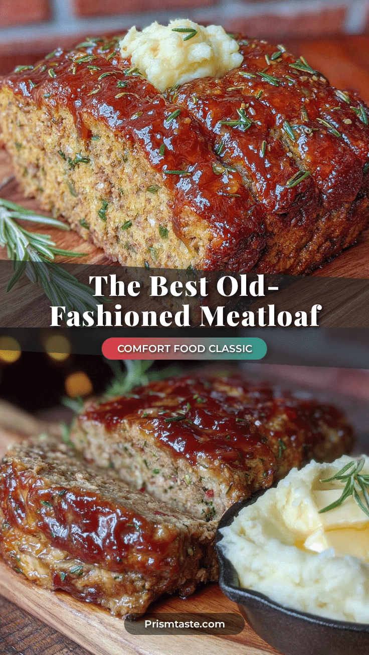 classic old-fashioned meatloaf with brown sugar glaze recipe
