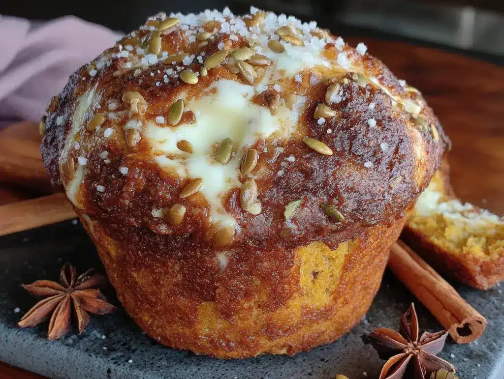 copycat starbucks pumpkin cream cheese muffins - featured image