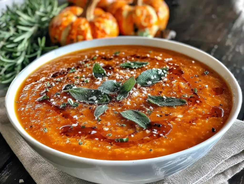 cozy slow cooker butternut squash soup - featured image