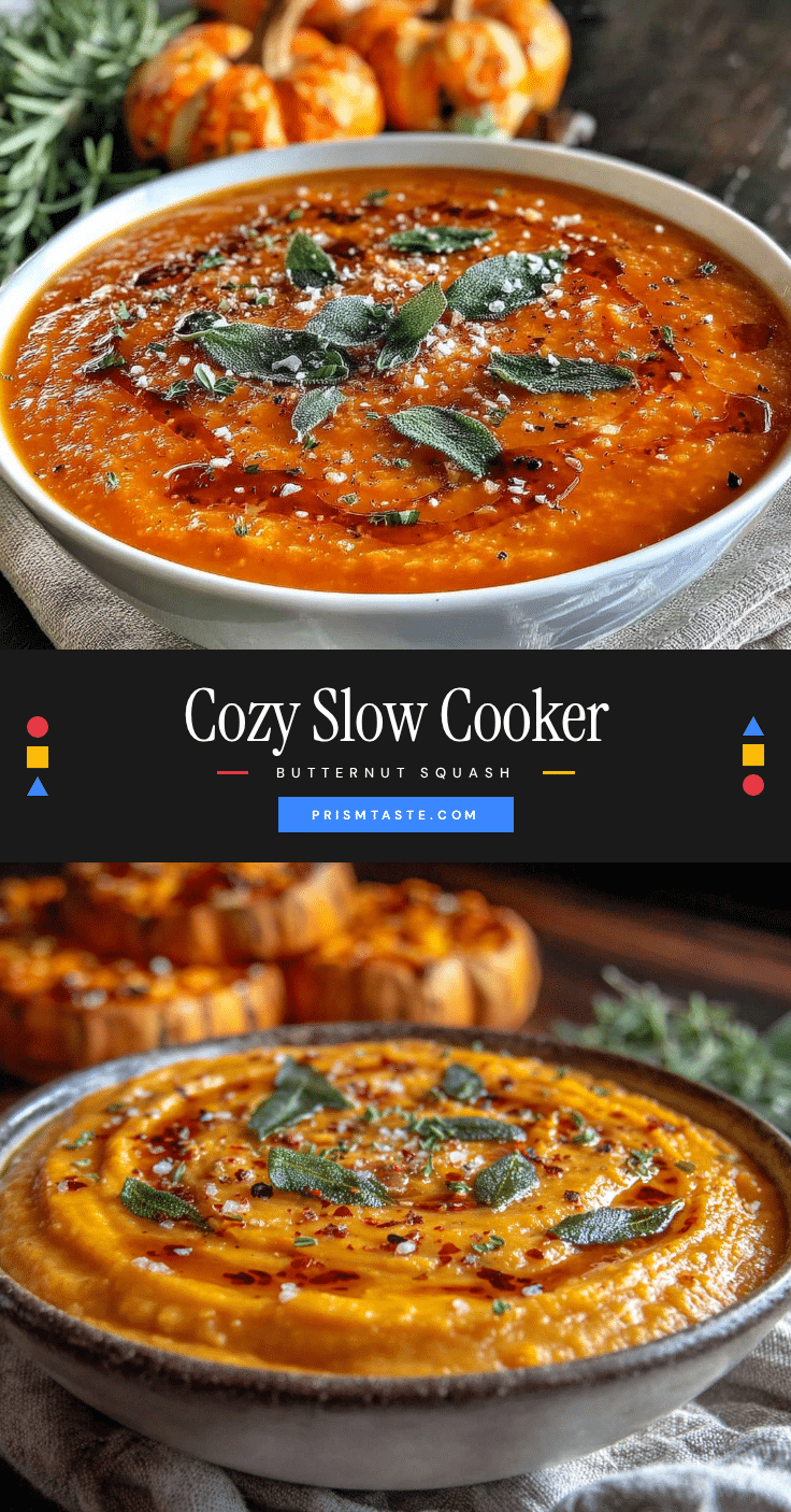 cozy slow cooker butternut squash soup recipe